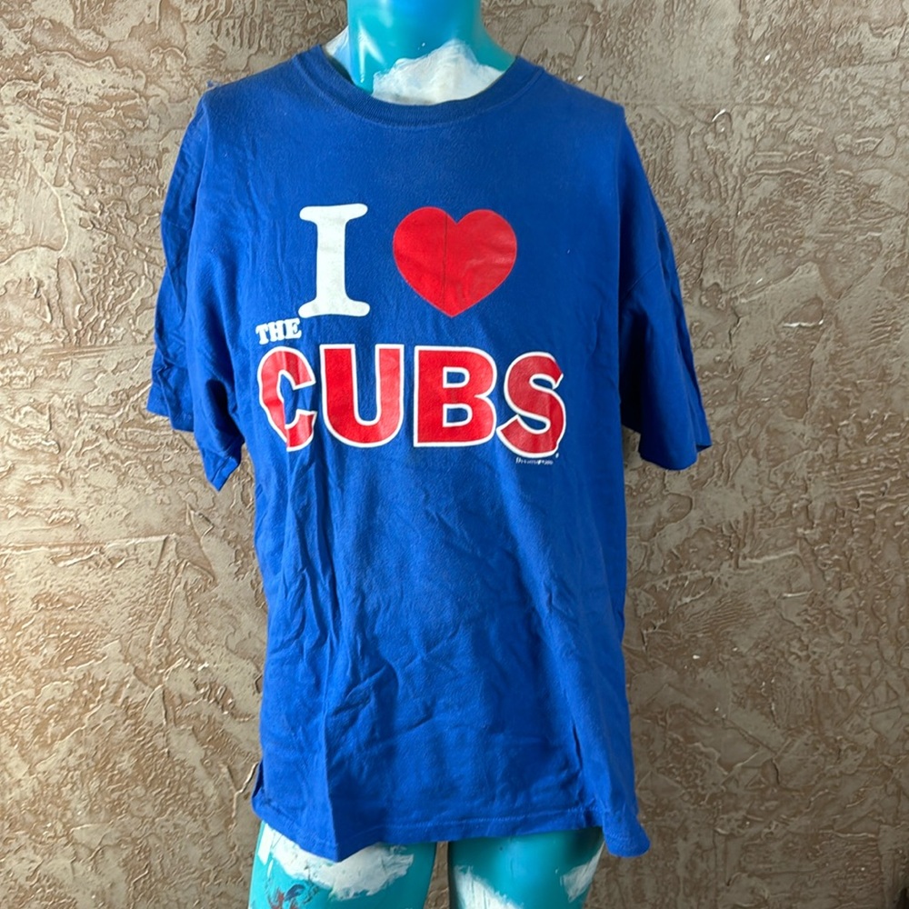 I ❤️ the Cubs T Shirt NOS Vintage Dynasty 2003